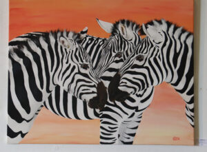 Zebras von Anna Gauck