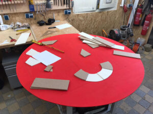 Ausschneiden der Puzzleteile